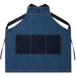 Patchwork denim apron blue fra Lexington