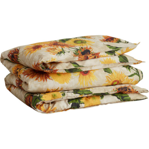 Dynetrekk sunflower print warm yellow fra gant