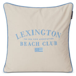 Putetrekk 50x50 beach club beige & blue fra Lexington