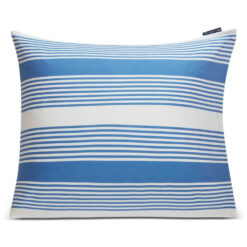 Putetrekk 50x70 Blue & white striped sateen fra Lexington