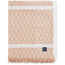 Sengeteppe 160x240 striped rope beige & white fra Lexington
