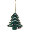 Juletrepynt christmas tree organic cotton velvet green fra Lexington