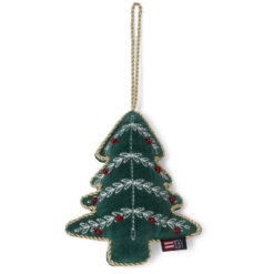 Juletrepynt christmas tree organic cotton velvet green fra Lexington