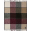 Pledd 130x170 multi checked mohair wool mix flerfarget fra Lexington