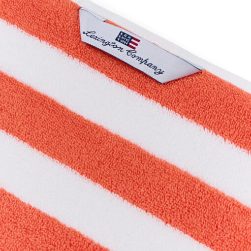 Håndkle ''Block striped'' Peach melon fra Lexington - Bilde 3