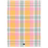 Kjøkkenhåndkle 50x70 checked linen, cotton yellow, green, pink fra Lexington