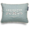 Pyntepute 30x40 logo cotton eucalyptus & white fra lexington