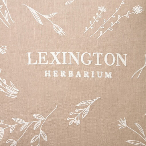 Putetrekk 50x50 Herbarium linen/cotton - Beige/white fra Lexington - Bilde 3