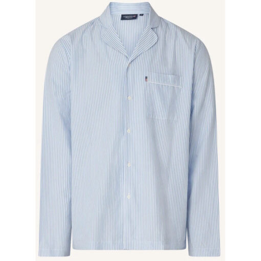 Pyjamas ''Eddie'' Organic Blue/white fra Lexington