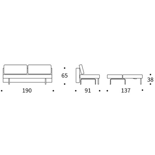 Innovation Sigga X sovesofa