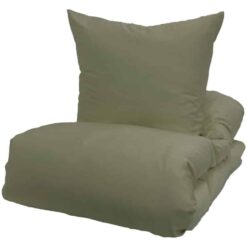 Borås Cotton Sengesett Bliss i bambus - Oliven