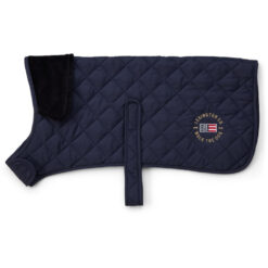 Quilted Dog Jacket Dark Blue fra Lexington