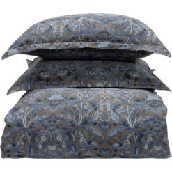 Halvor Bakke Hazendal sengesett i sateng - Midnight blue 240x220