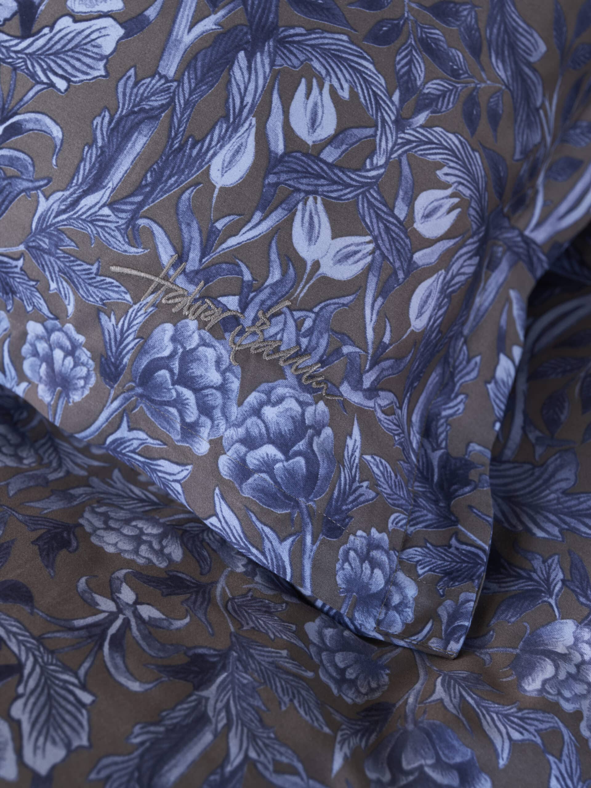 Halvor Bakke Hazendal sengesett i sateng - Midnight blue - Bilde 6