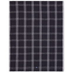 Kjøkkenhåndkle Checked linen/cotton - Black/White fra Lexington