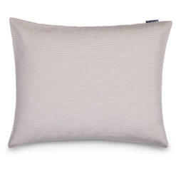 Putetrekk 50x70 Striped lyocell flanell - Beige & white fra Lexington