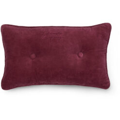 Pyntepute 30x50 Buttoned organic cotton velvet - Burgundy fra Lexington