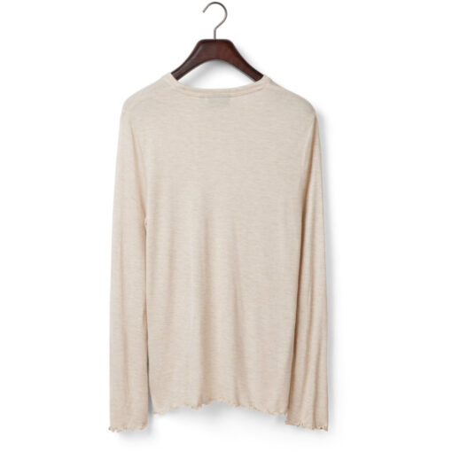 Pysjamas Viscose/Modal Blend Jersey - light beige melange fra Lexington - Bilde 3