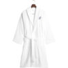 Badekåpe embroidery robe hvit fra gant