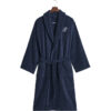 Badekåpe embroidery robe marine fra gant