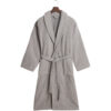 Badekåpe jacquard herringbone robe concrete grey fra gant