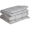 Dynetrekk flanell light grey fra gant