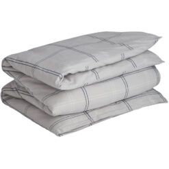 Dynetrekk flanell light grey fra gant