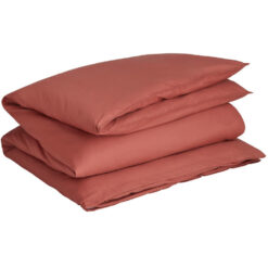 Dynetrekk sateen faded brick fra gant