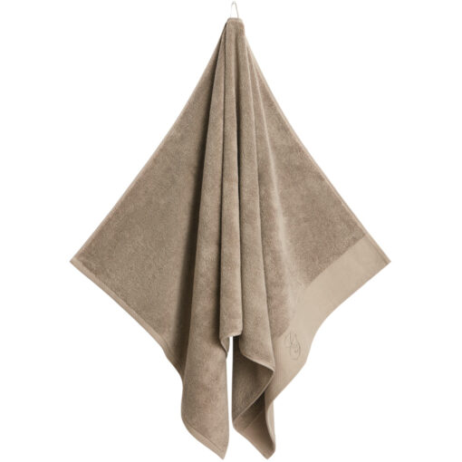 Håndkle embroidery towel beige fra Gant
