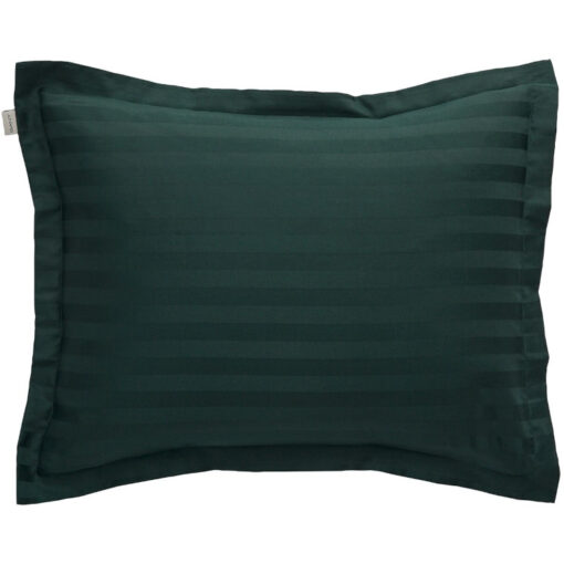 Putetrekk 50x70 sateen stripes tartan green fra gant