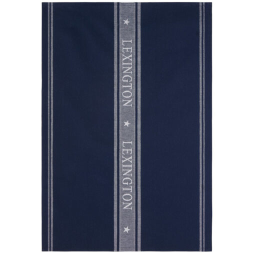 lexington kjøkkenhåndkle icons star dress blue & white