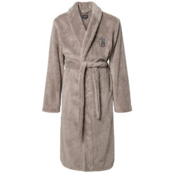 Badekåpe fleece unisex gray fra Lexington