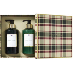 Hand wash & Hand lotion pine tree set of 2 fra Lexington