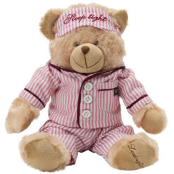 Holiday teddy red & white fra Lexington