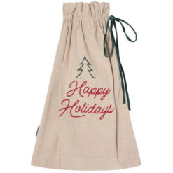 Julegavesekk jute+cotton natural fra Lexington