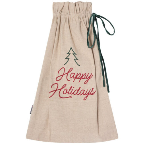 Julegavesekk jute+cotton natural fra Lexington