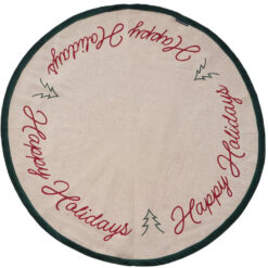 Juletrematte jute+cotton natural fra Lexington