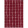 Kjøkkenhåndkle checked linen, cotton red & white fra Lexington
