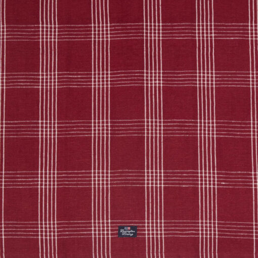 Kjøkkenhåndkle 50x70 Checked Linen/Cotton fra Lexington Red/white - Bilde 3