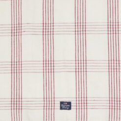 Alternative view of Kjøkkenhåndkle 50x70 Checked Linen/Cotton fra Lexington White/Red