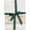 Kjøkkenhåndkle cotton jacquard set of 2 beige & white fra Lexington
