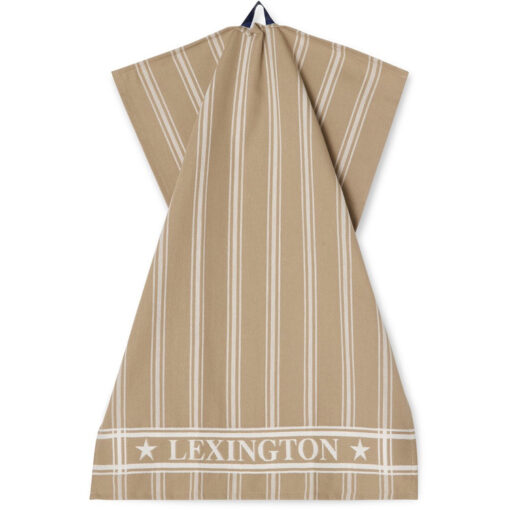 Kjøkkenhåndkle Cotton Jacquard (sett med 2) Beige/White fra Lexington - Bilde 5