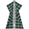 Kjøkkenhåndkle organic cotton terry green & white fra Lexington1