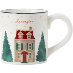 Krus house stoneware mug multi fra Lexington