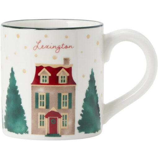 Krus house stoneware mug multi fra Lexington