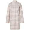 Nattskjorte organic cotton checked flanell gray multi fra Lexington