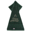 Original towel happy holidays juniper green & beige fra Lexington