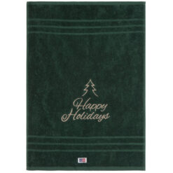 Alternative view of Håndkle Happy Holiday Juniper Green fra Lexington
