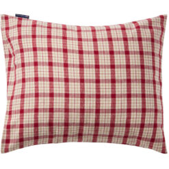 Alternative view of Putetrekk 50x70 Checked Cotton Flannel Red/Beige fra Lexington