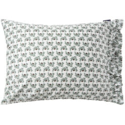 Putetrekk flower printed cotton sateen red, green & white fra Lexington